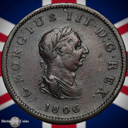 Great Britain 1806 Half Penny 1/2d GB5161