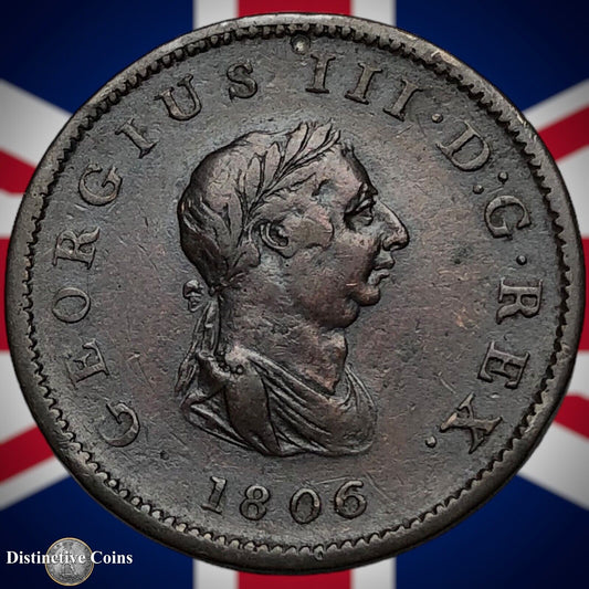 Great Britain 1806 Half Penny 1/2d GB5161