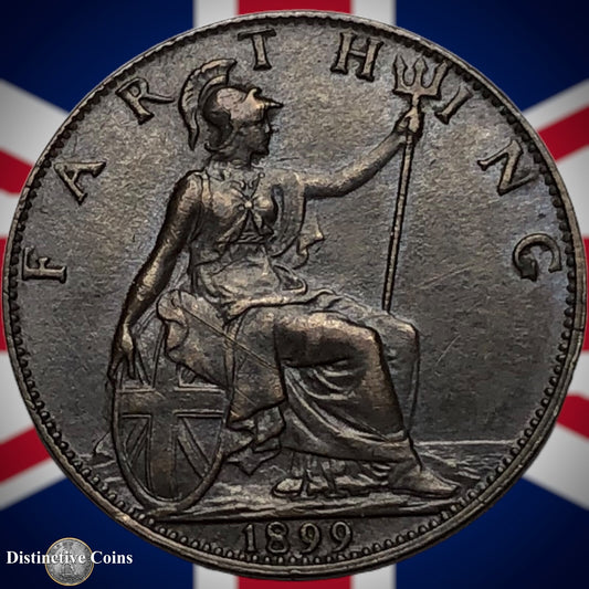 Great Britain 1899 Farthing 1/4d GB4462