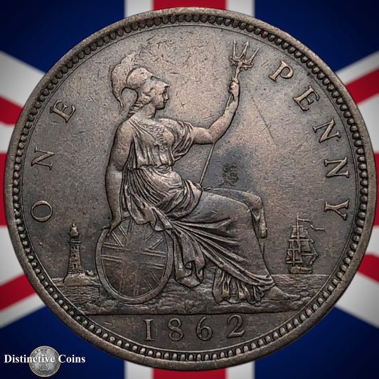 Great Britain 1862 Penny 1d GB6223