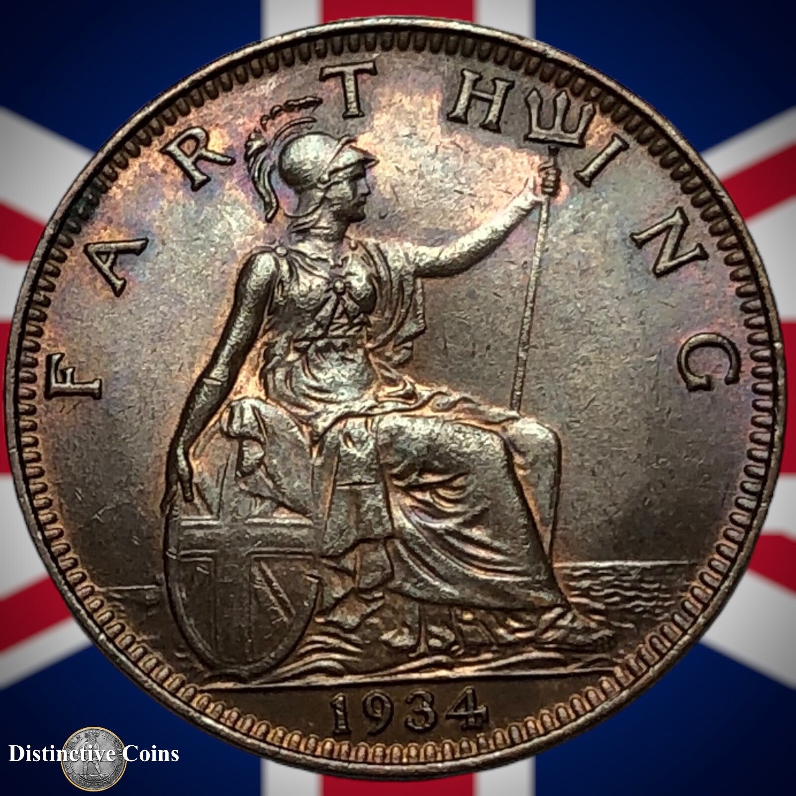 Great Britain 1934 Farthing 1/4d GB4946