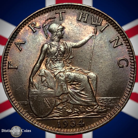 Great Britain 1934 Farthing 1/4d GB4946