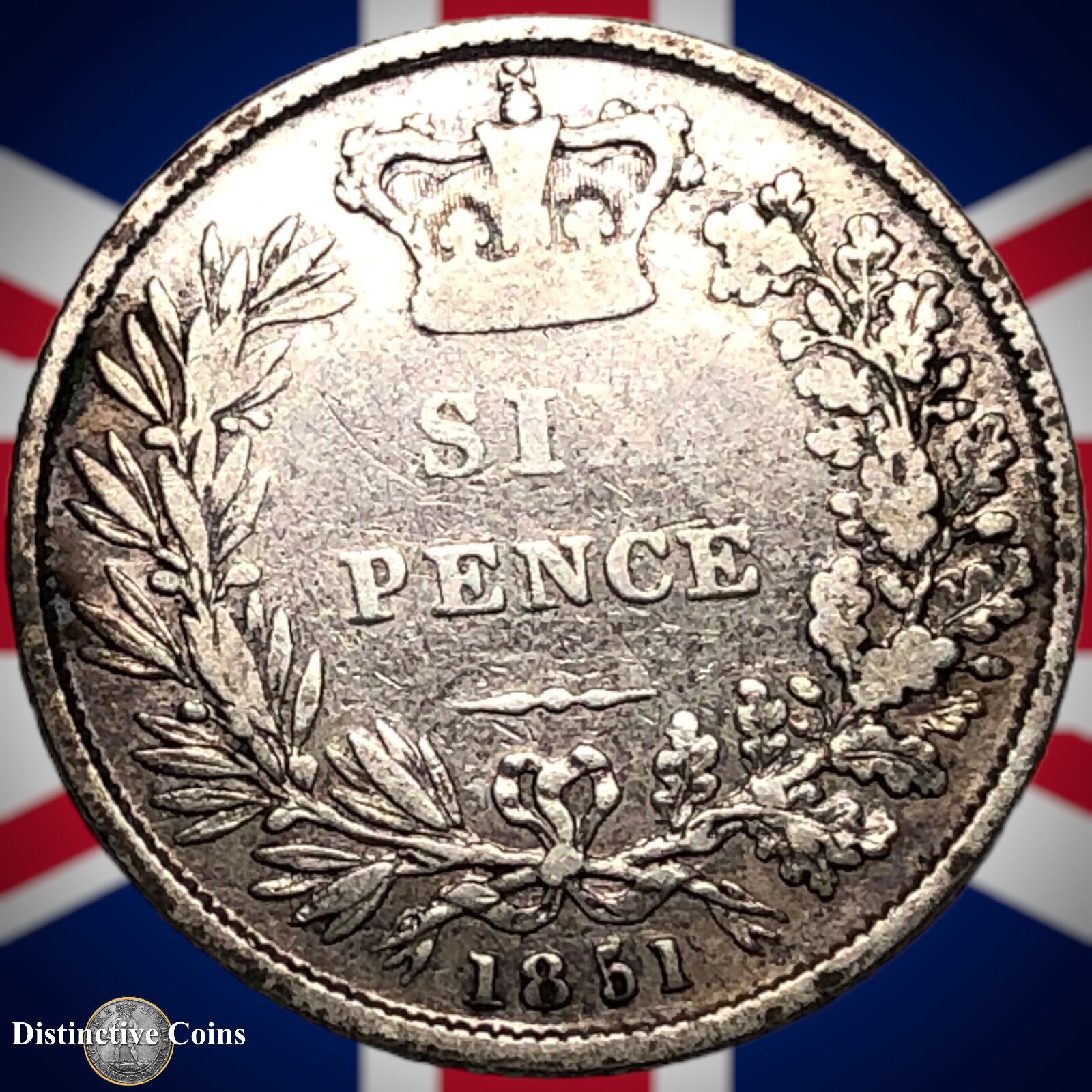 Great Britain 1851 Six Pence GB2593