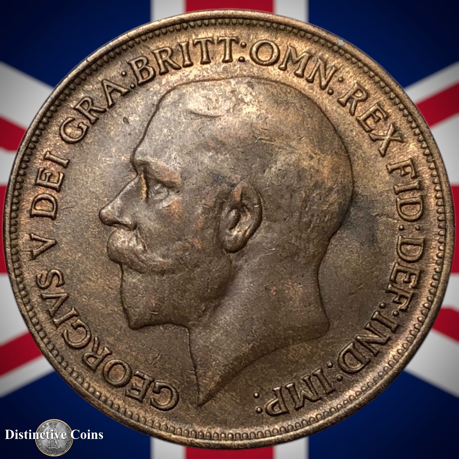 Great Britain 1916 Penny 1d GB6838