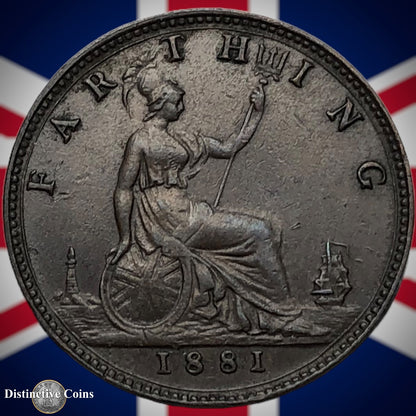 Great Britain 1881 Farthing 1/4d GB3866
