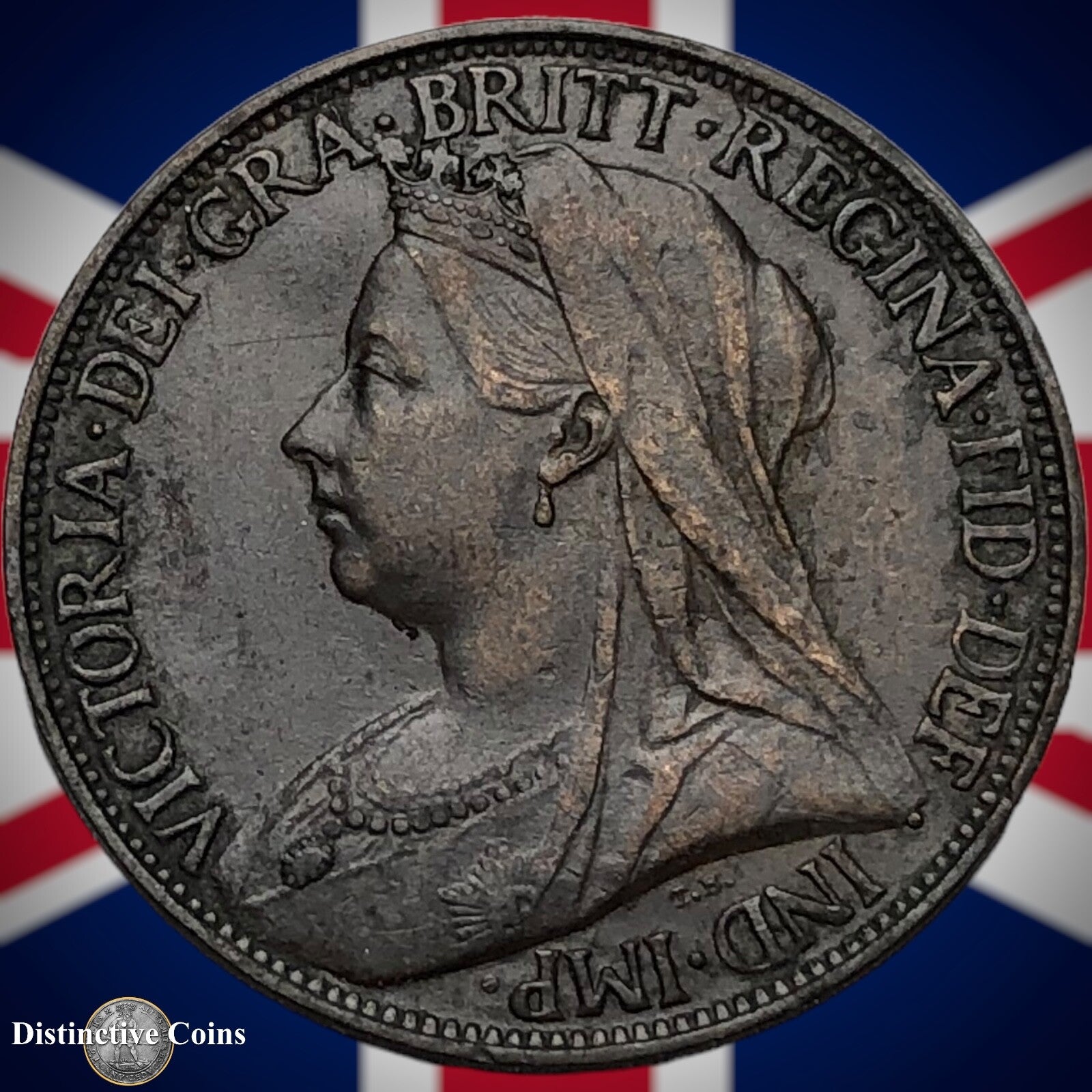 Great Britain 1896 Farthing 1/4d GB4423