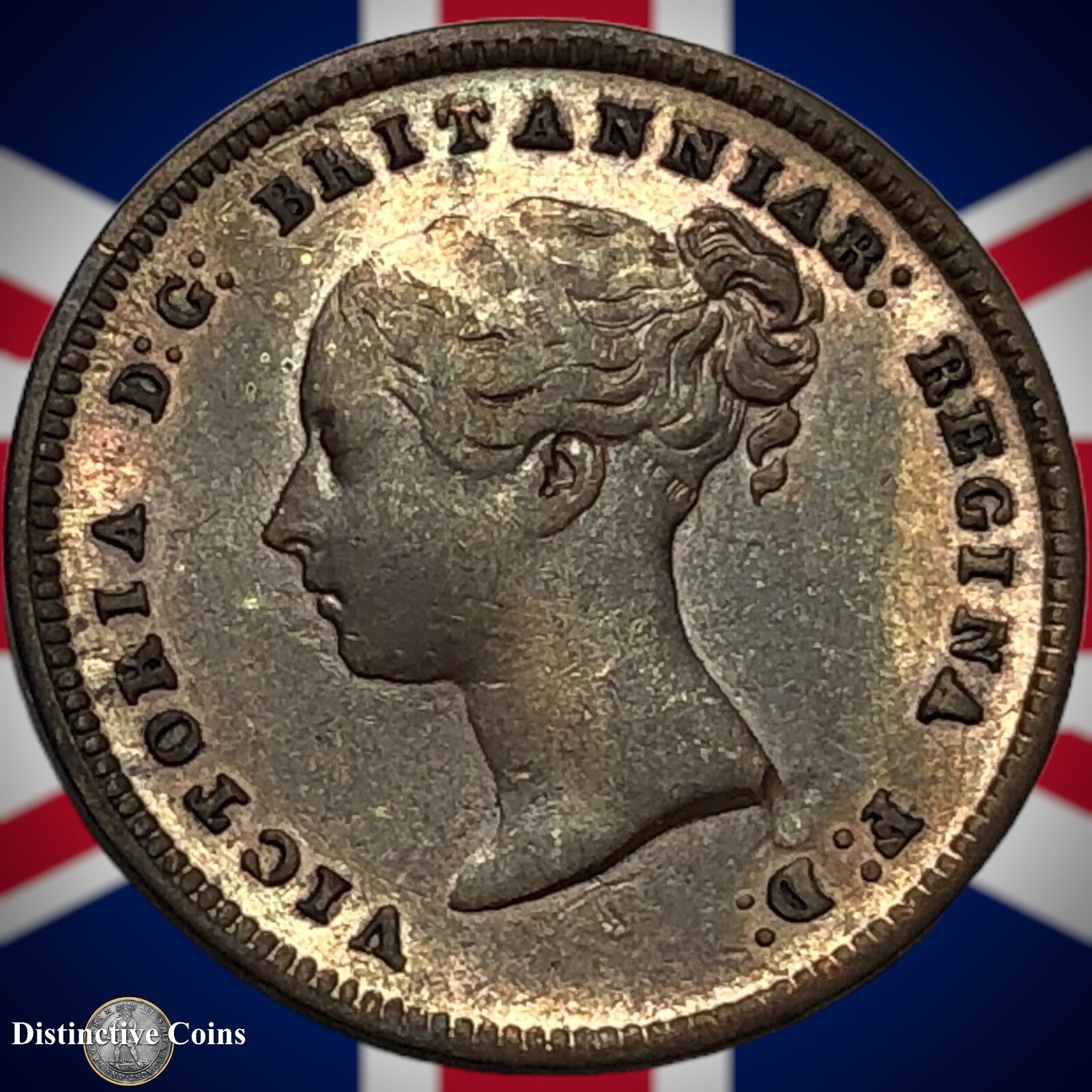 Great Britain 1844 Half Farthing 1/2 Penny GB3099
