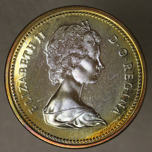 Canada 1973 Silver Dollar $ Beautifully Toned