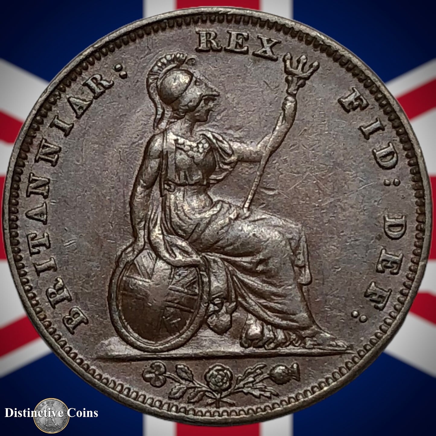 Great Britain 1837 Farthing 1/4d GB3388