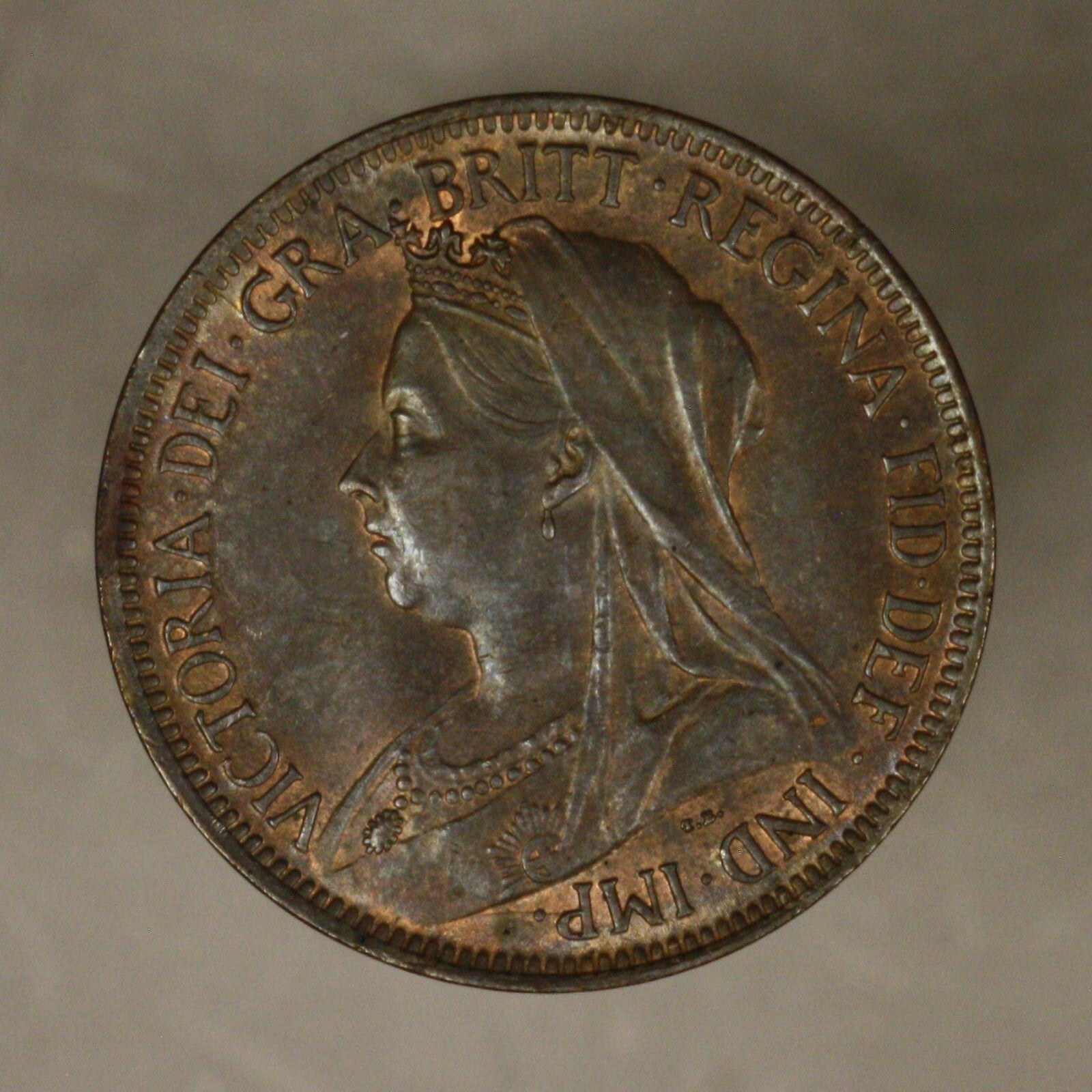 Great Britain 1901 half 1/2 Penny unc