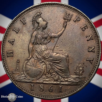 Great Britain 1861 Half Penny 1/2d GB5397