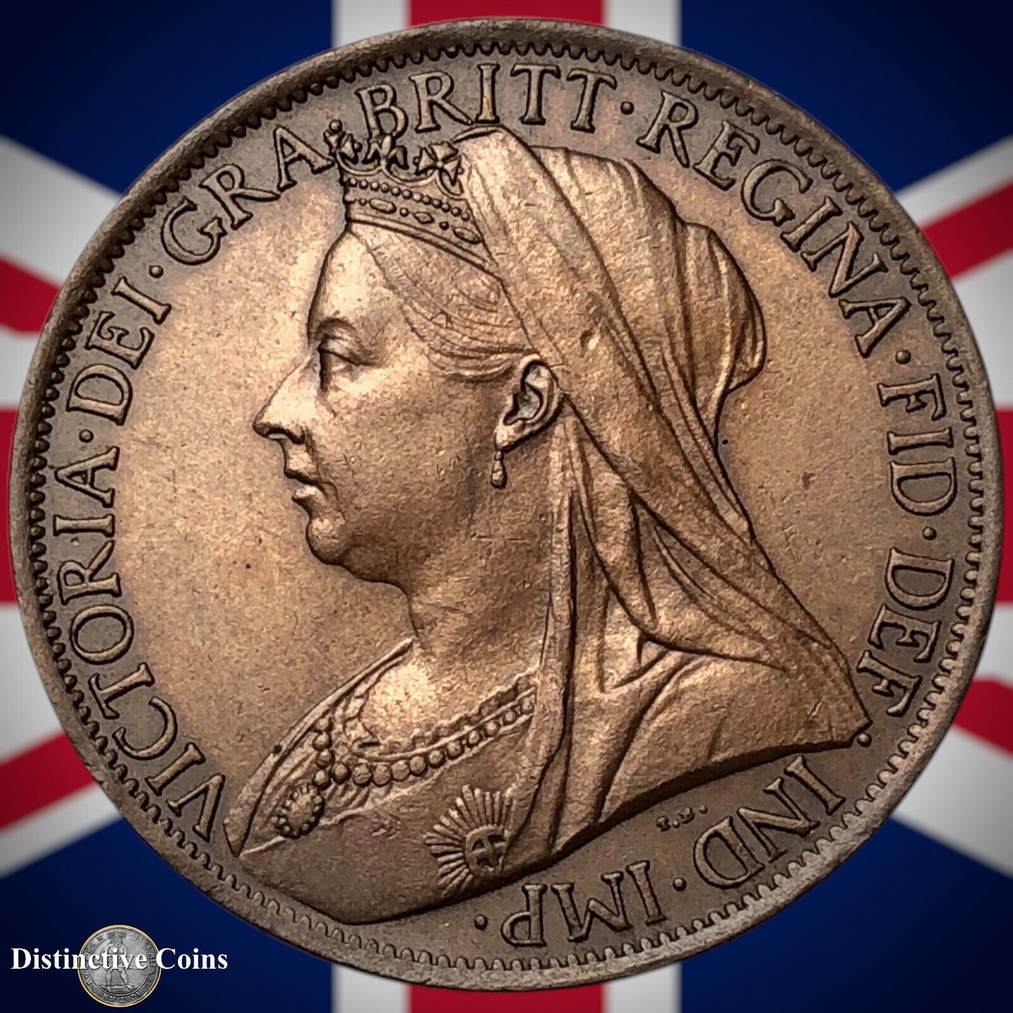 Great Britain 1901 Penny 1d GB6651