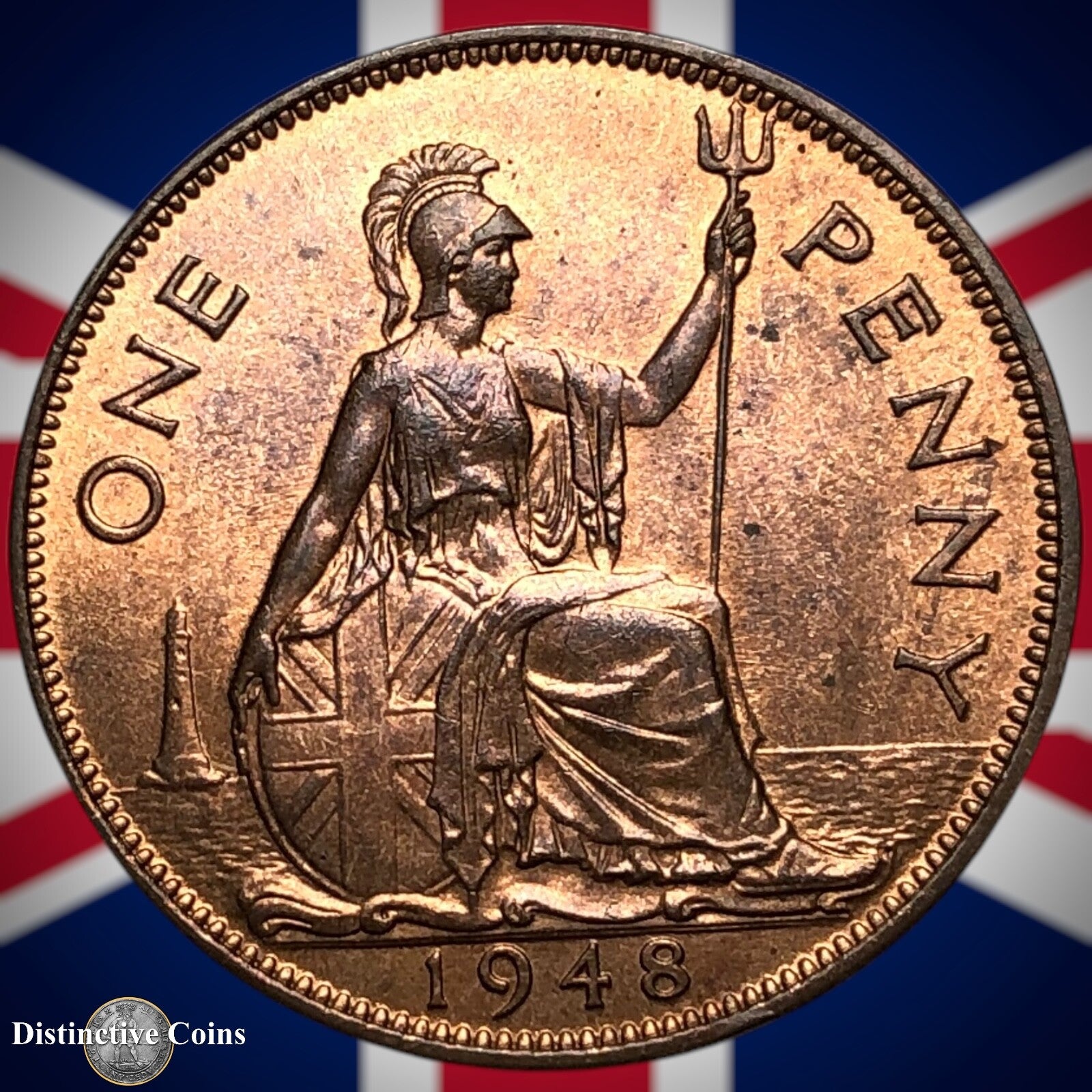 Great Britain 1948 Penny 1d GB7295