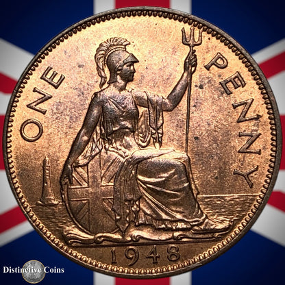 Great Britain 1948 Penny 1d GB7295