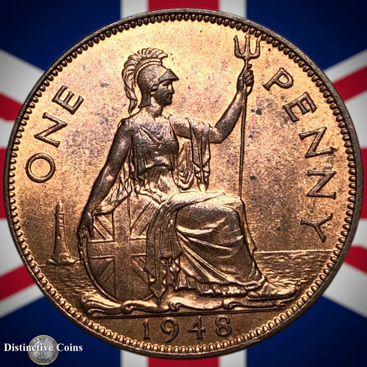 Great Britain 1948 Penny 1d GB7295