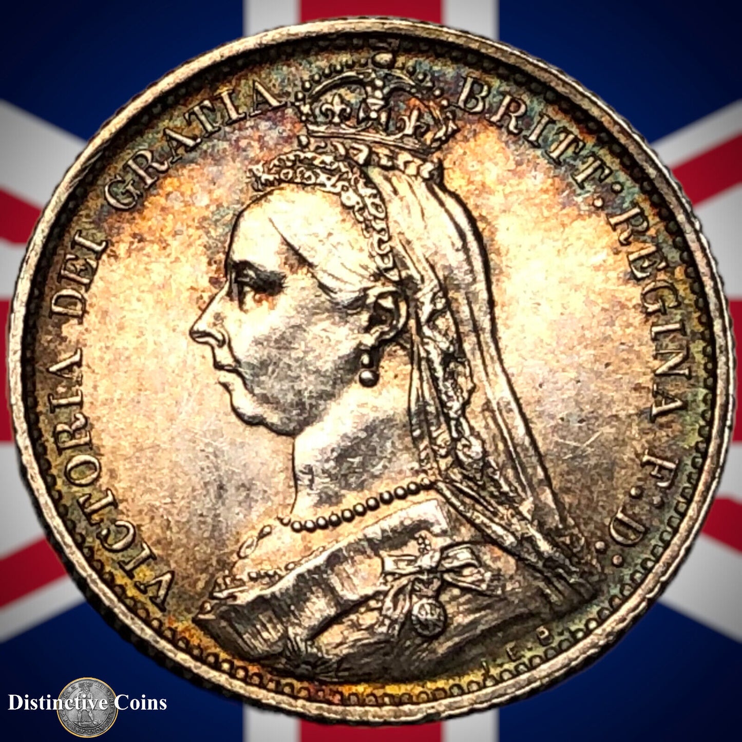 Great Britain 1887 Six Pence GB2658