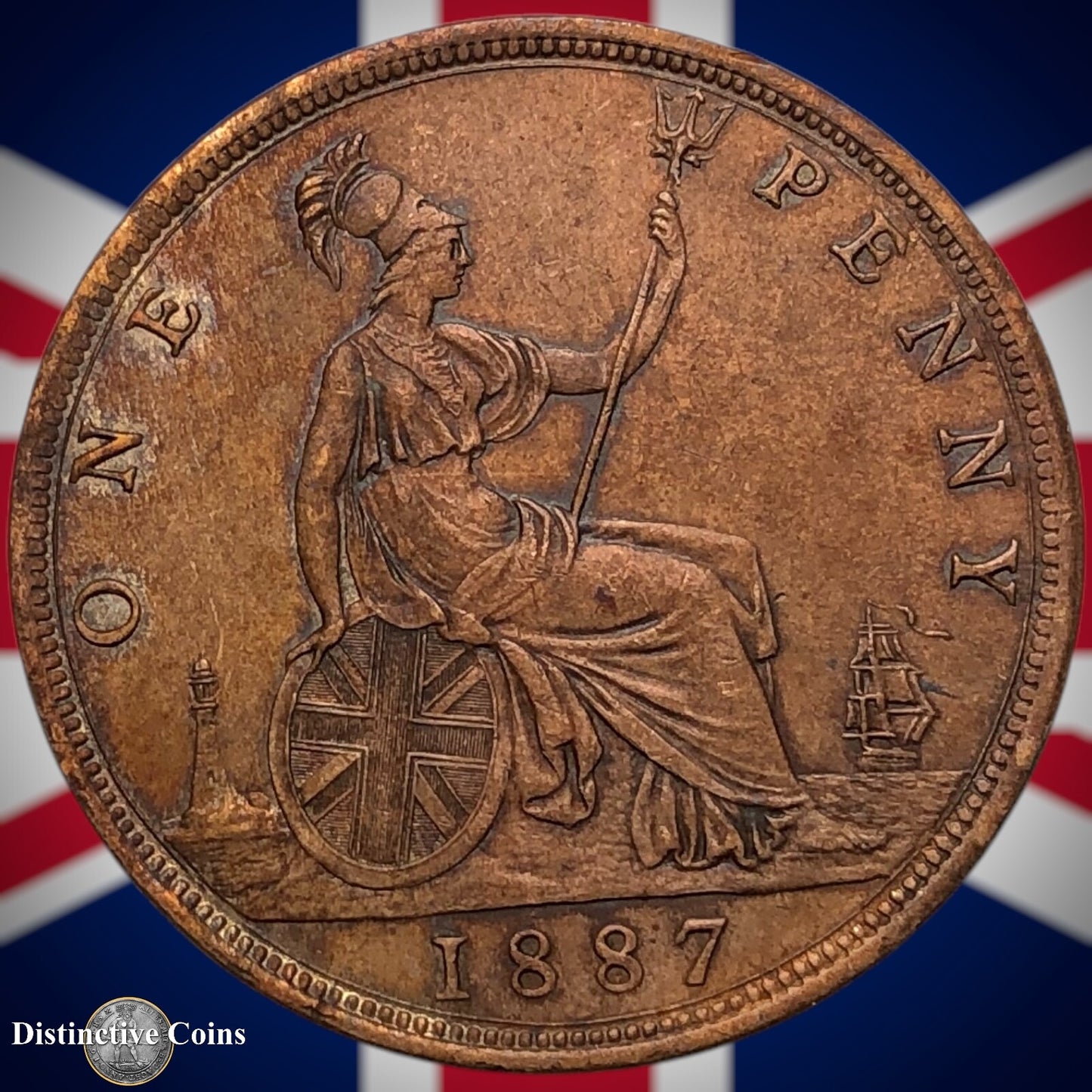 Great Britain 1887 Penny 1d GB6474