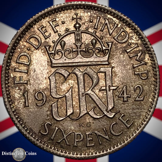 Great Britain 1942 Six Pence GB1731