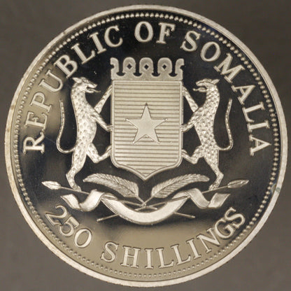 Somalia 1998 250 Shillings Pieforts Unlisted 