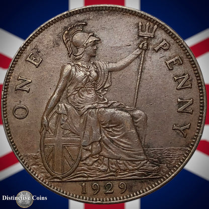 Great Britain 1929 Penny 1d GB7095