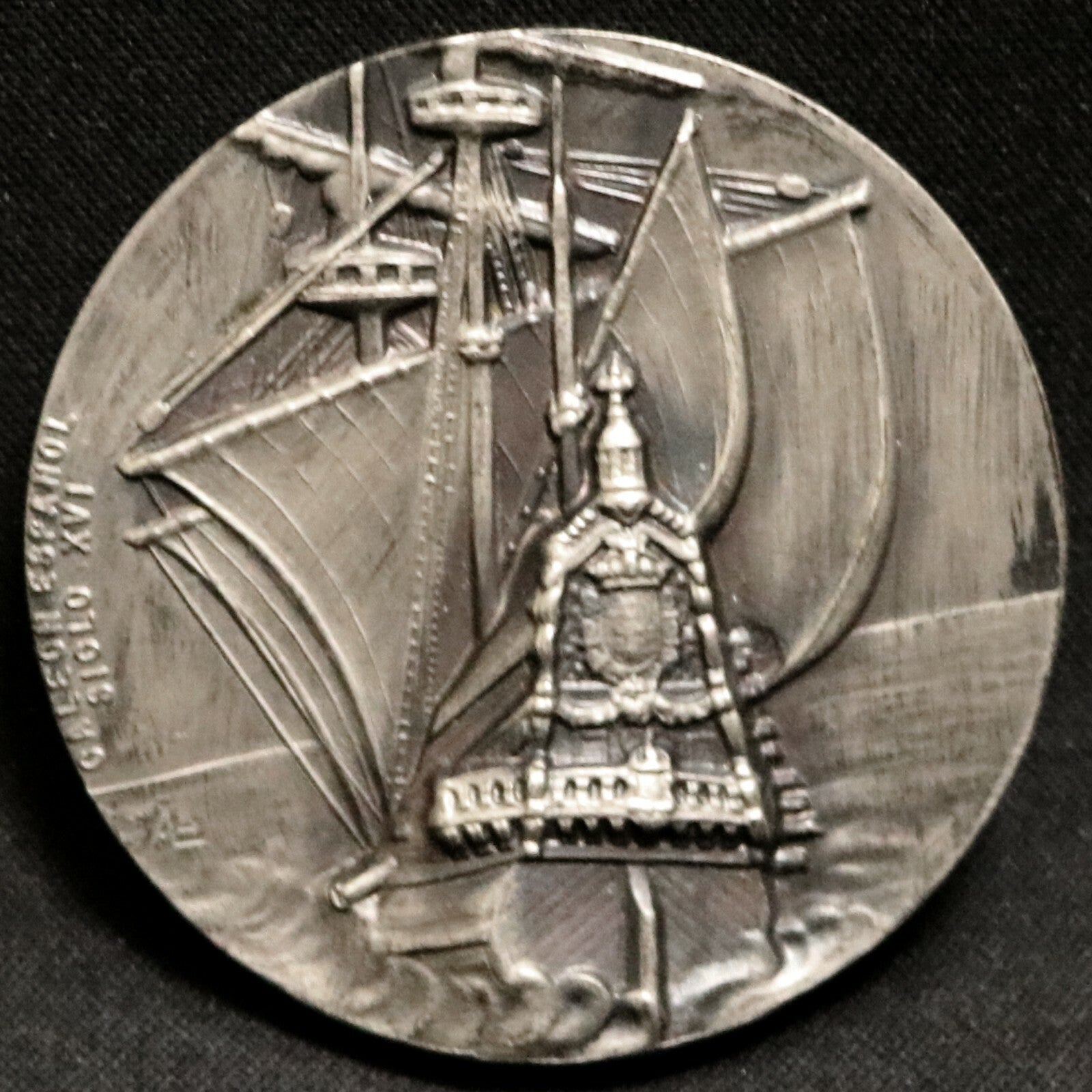 1967 Barcelona Spain International Boat Show  Galeon medal 50mm Bronze Medal 