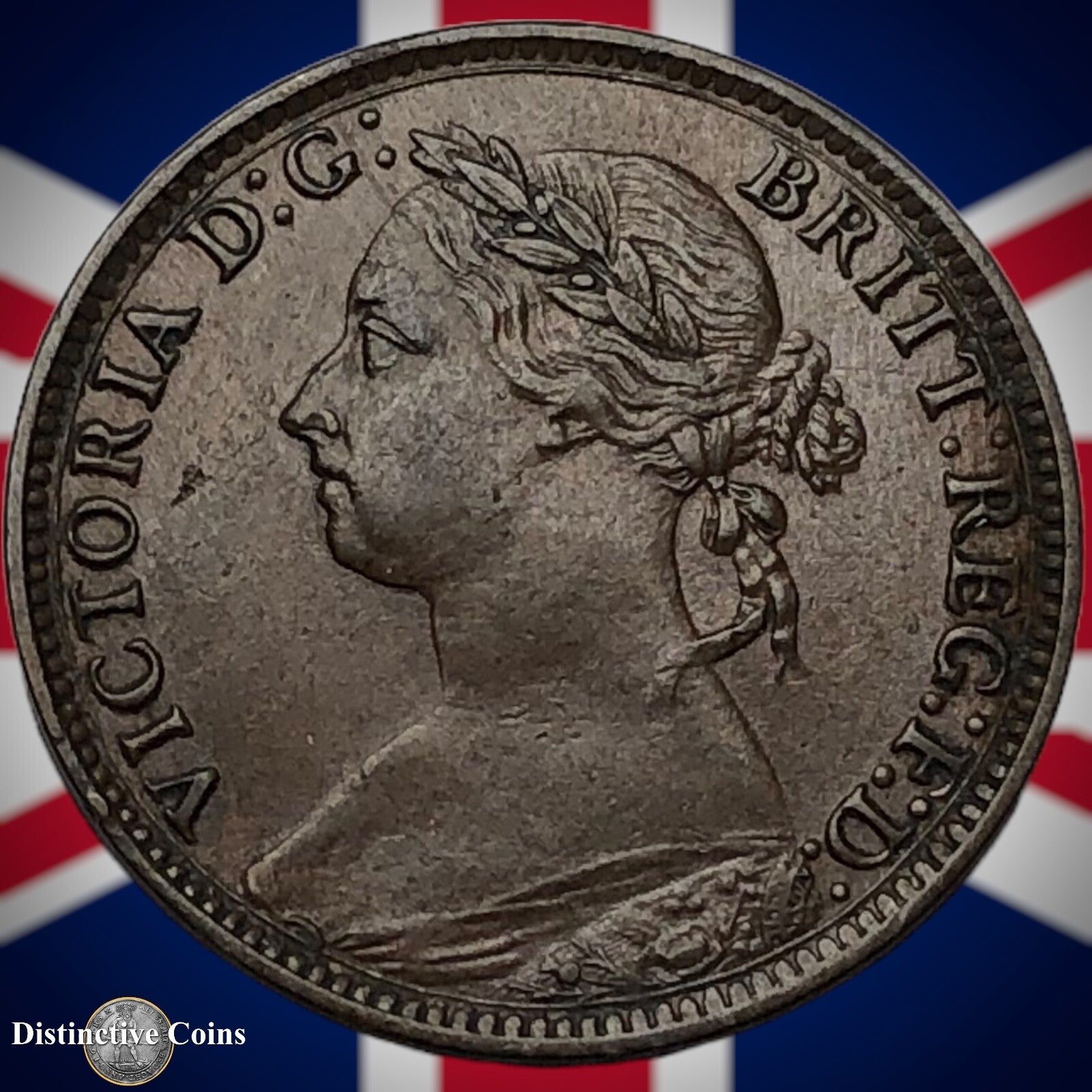 Great Britain 1886 Farthing 1/4d GB4203