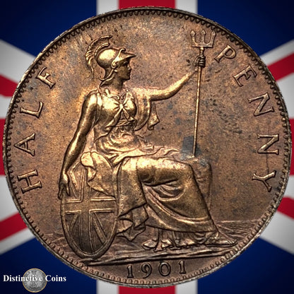 Great Britain 1901 Half Penny 1/2d GB5765