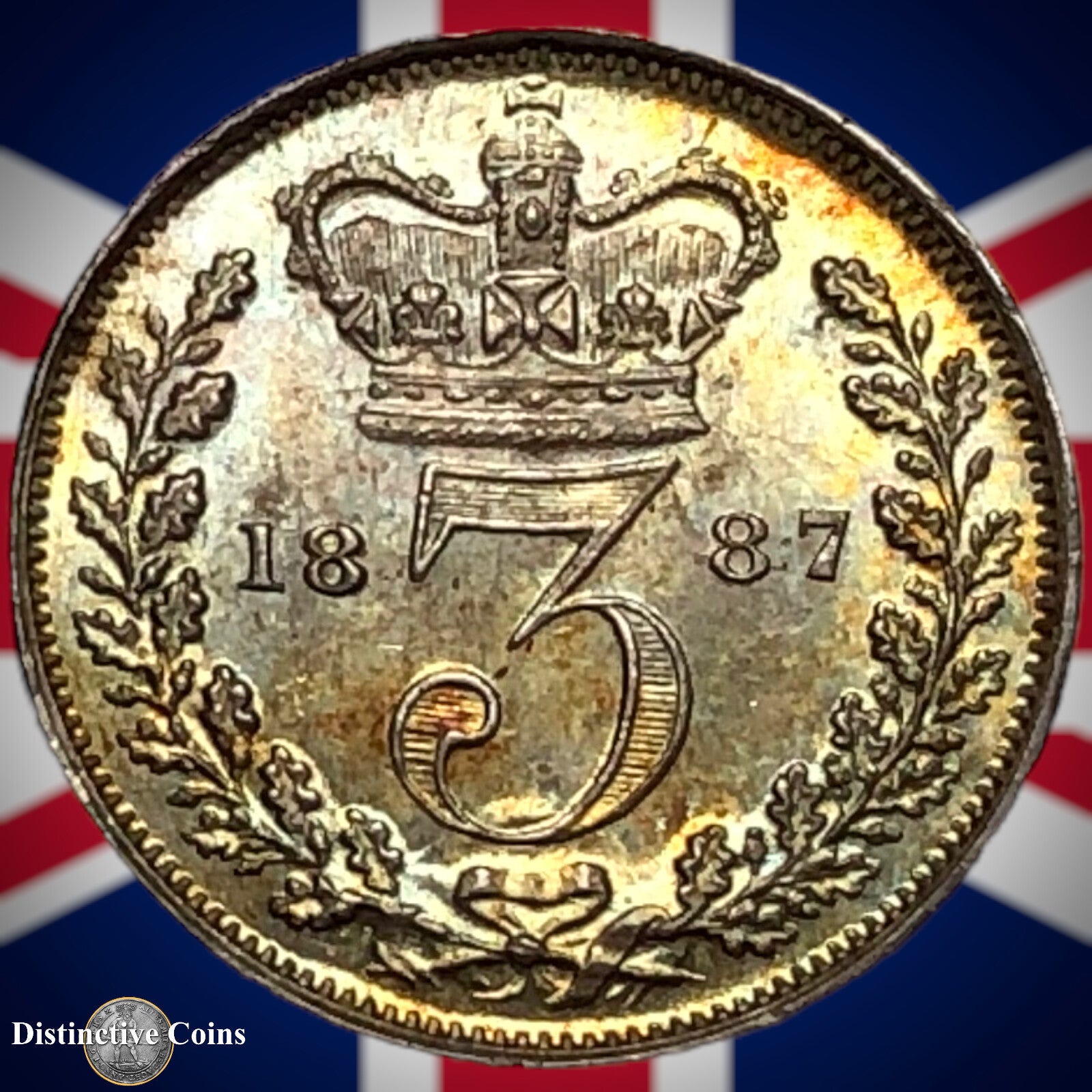 Great Britain 1887 Three Pence GB1971