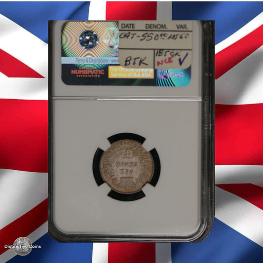 Great Britain 1842 6 Pence NGC UNC Details Excessive Surface Hairlines