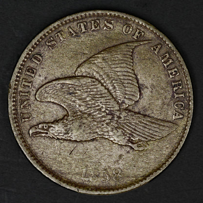 US 1858 SL Flying Eagle Penny  A3208