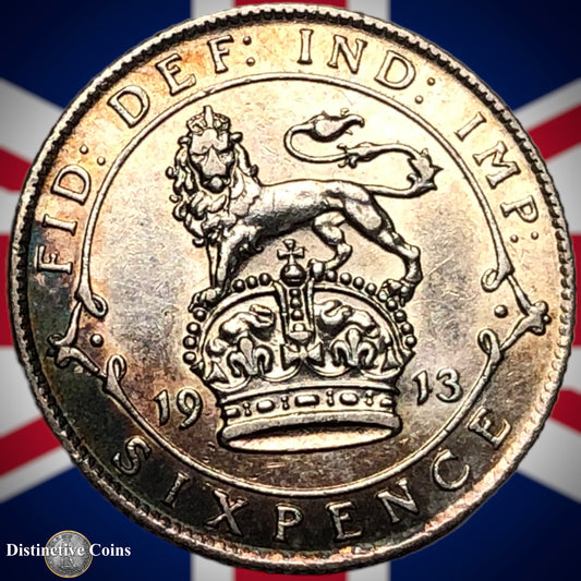 Great Britain 1913 Six Pence GB1574