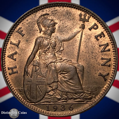 Great Britain 1936 Half Penny 1/2d GB5992