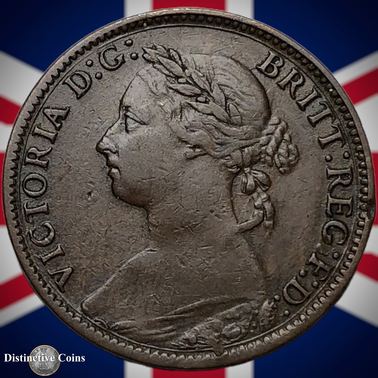 Great Britain 1888 Farthing 1/4d GB4254