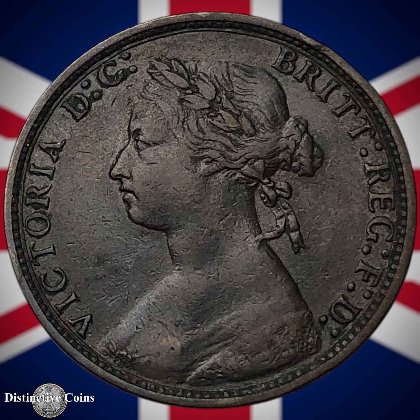 Great Britain 1876 H Half Penny 1/2d GB5531