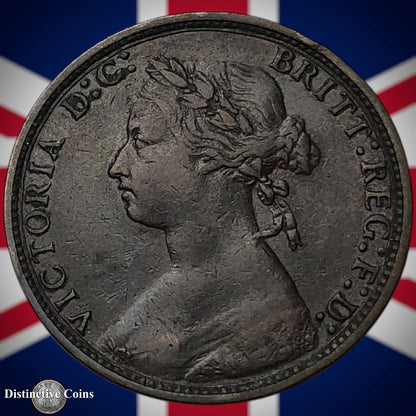 Great Britain 1876 H Half Penny 1/2d GB5531