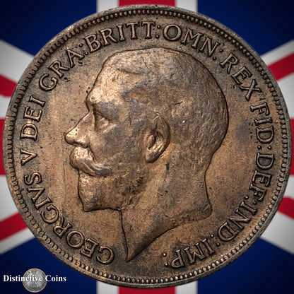 Great Britain 1917 Penny 1d GB6844