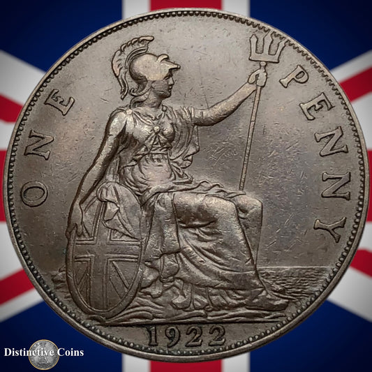 Great Britain 1922 Penny 1d GB7001