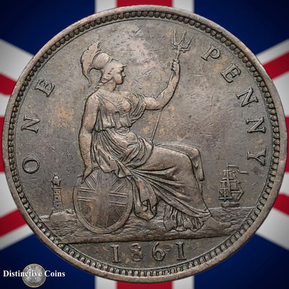 Great Britain 1861 Penny 1d GB6187