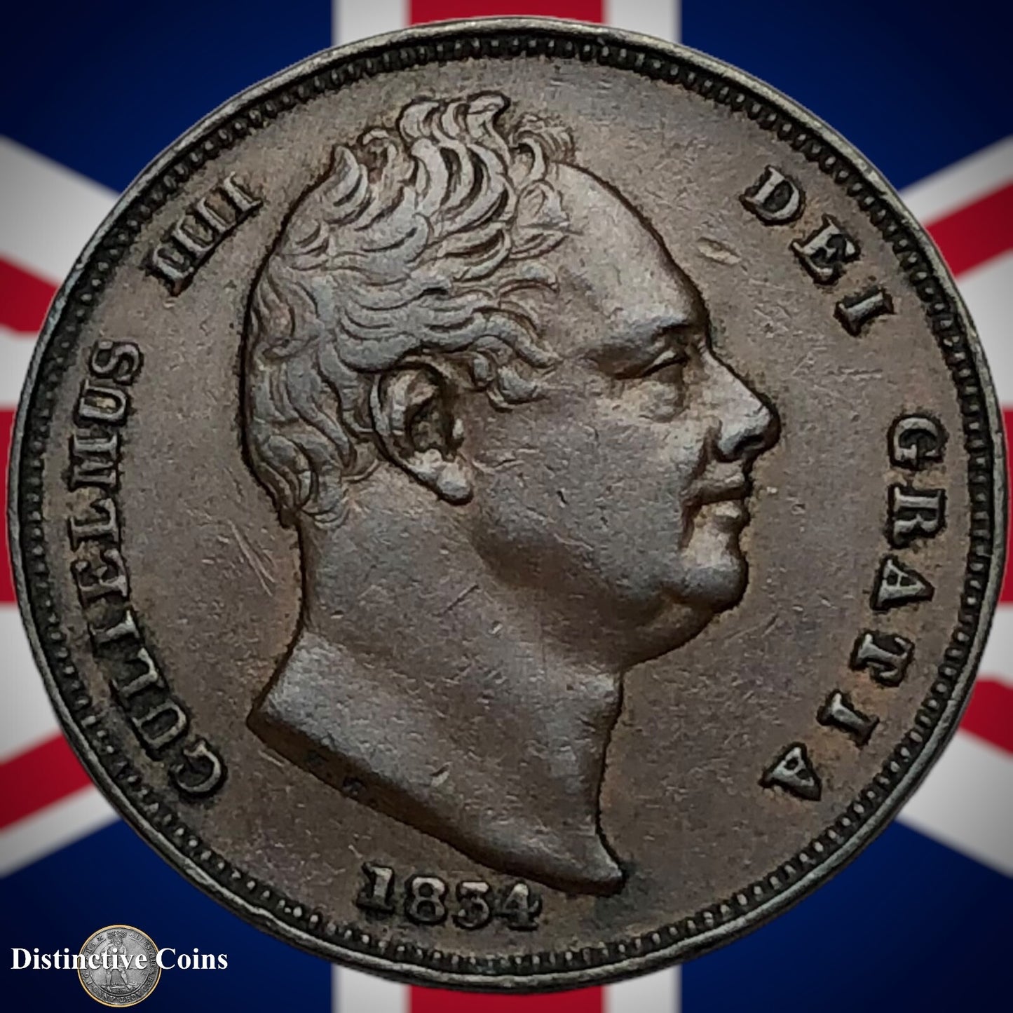 Great Britain 1834 Farthing 1/4d GB3372