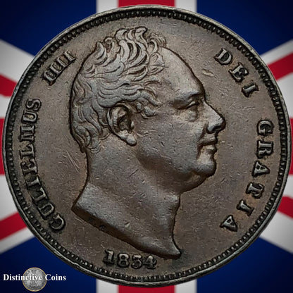 Great Britain 1834 Farthing 1/4d GB3372