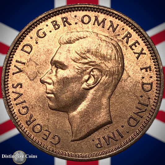 Great Britain 1944 Half Penny 1/2d GB6038