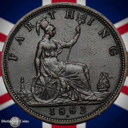 Great Britain 1882 H Farthing 1/4d GB4038