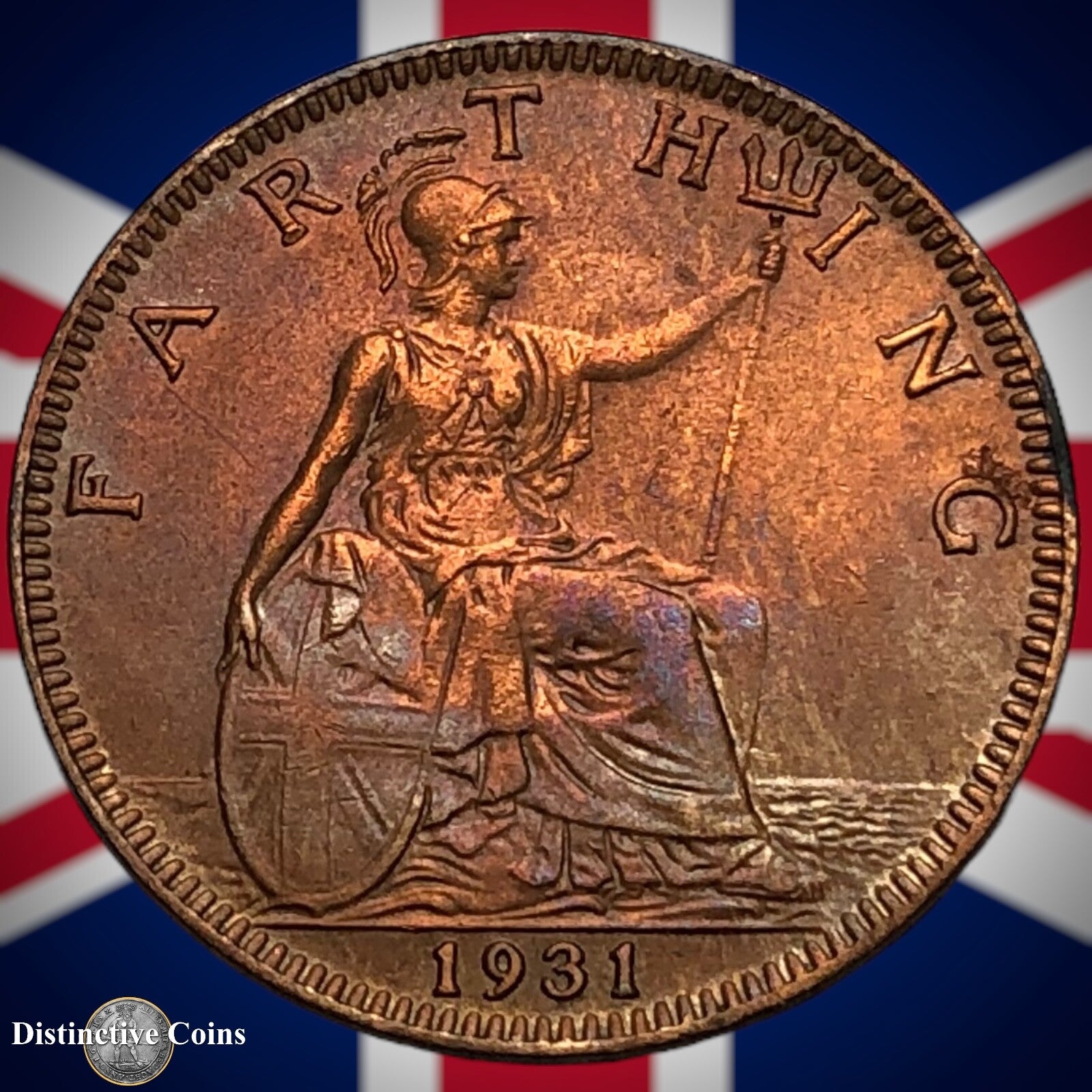 Great Britain 1931 Farthing 1/4d GB4908
