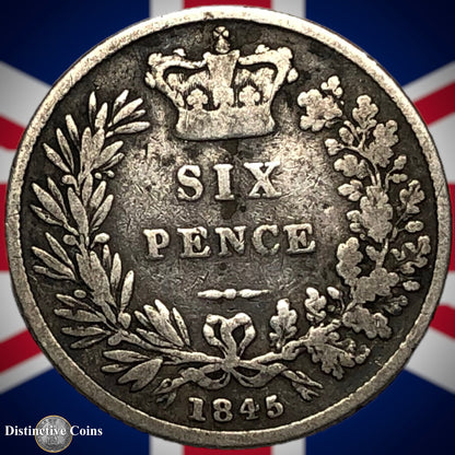 Great Britain 1845 Six Pence GB2590