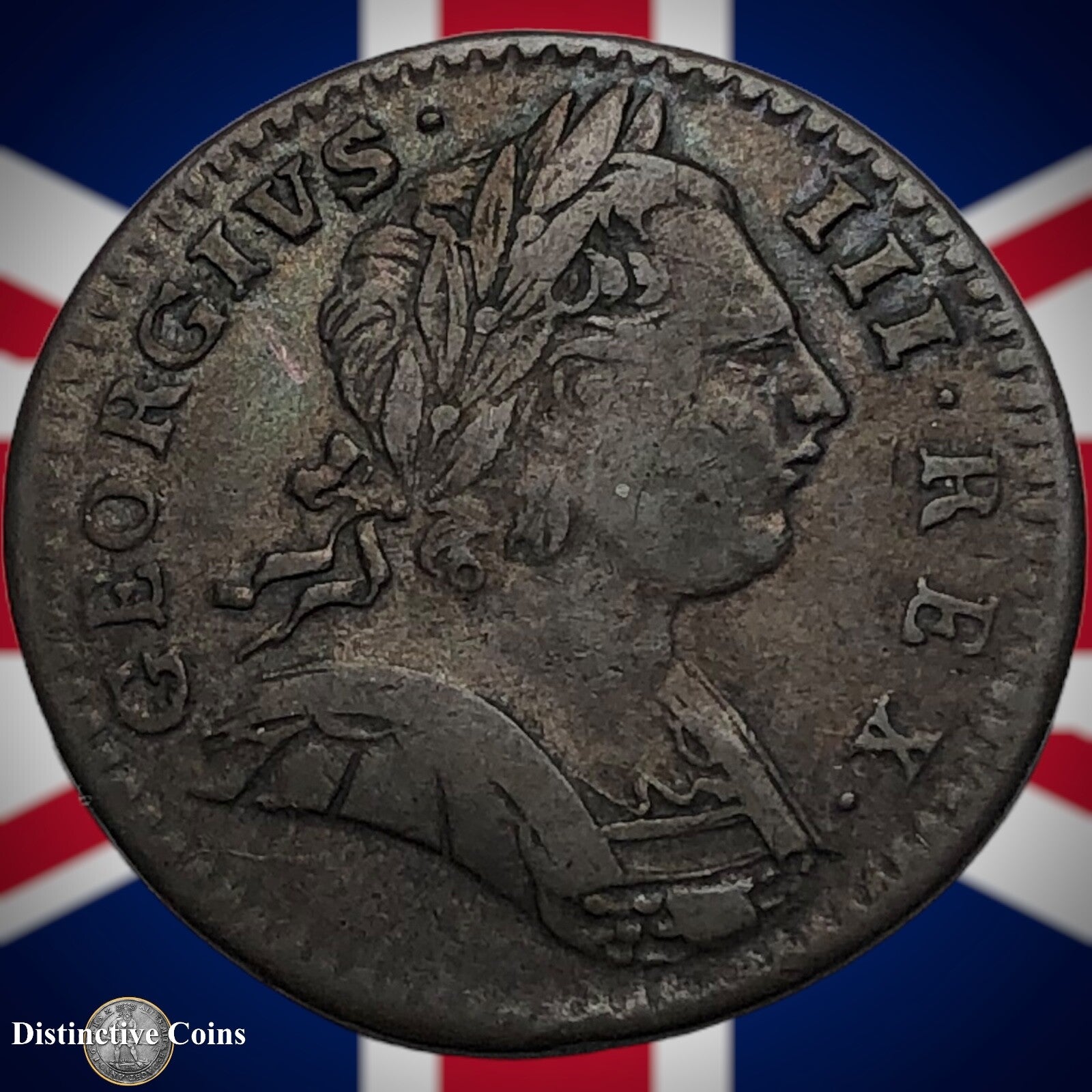 Great Britain 1774 Farthing 1/4d GB3195