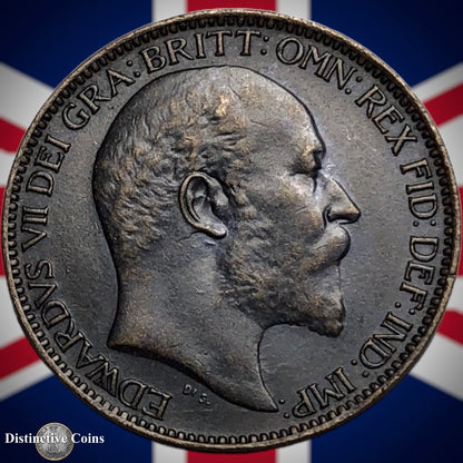 Great Britain 1909 Farthing 1/4d GB4628