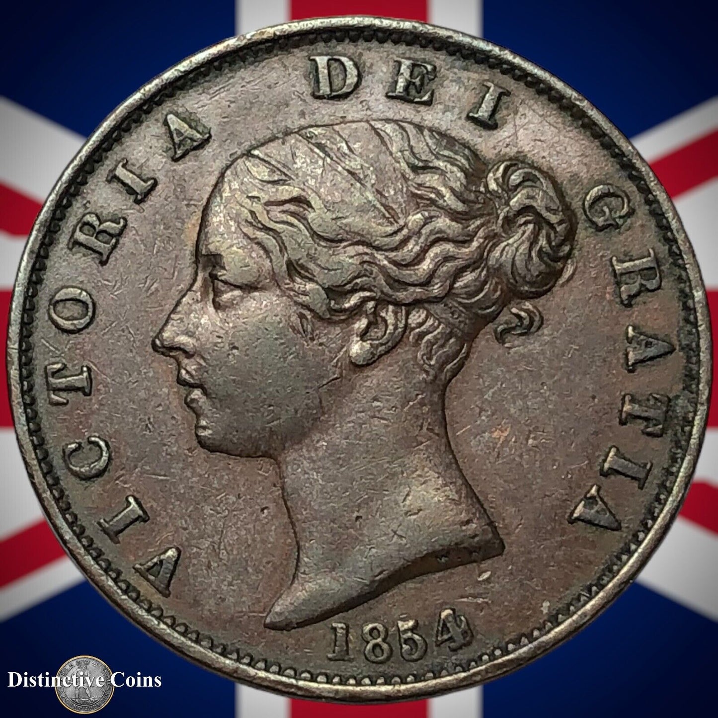Great Britain 1854 Half Penny 1/2d GB5296