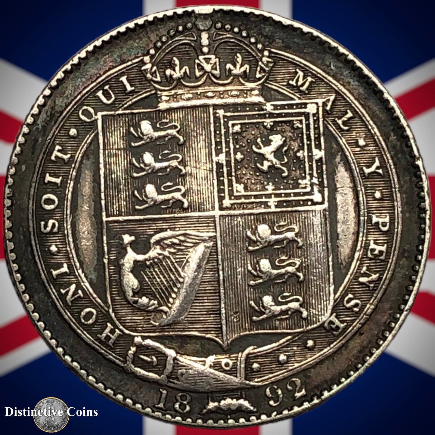 Great Britain 1892 British One Shilling GB0604