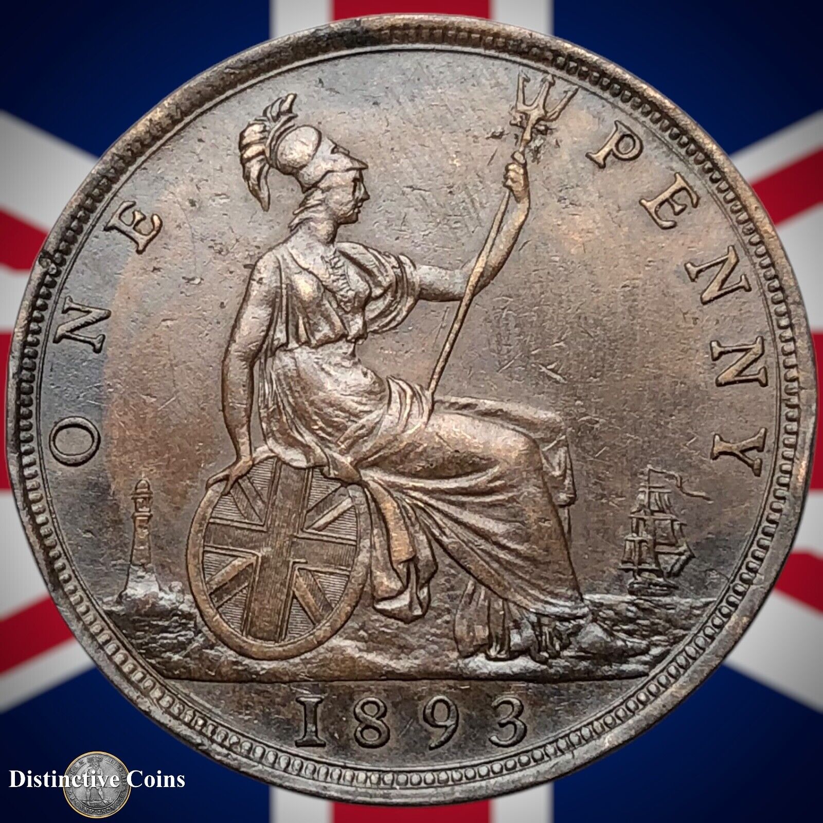 Great Britain 1893 Penny 1d GB6571