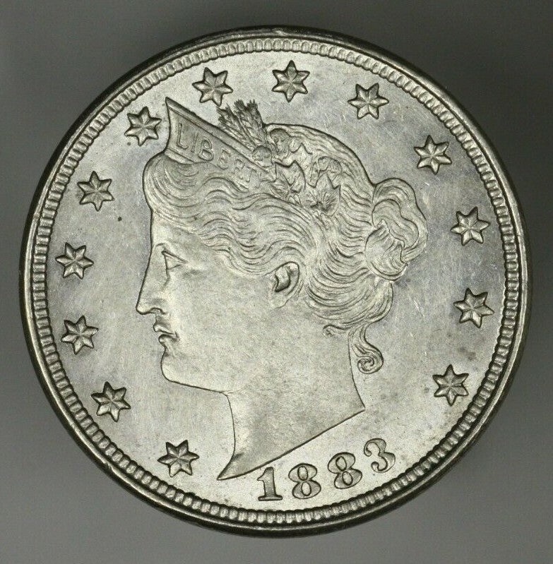 US 1883 Liberty Nickel No Cents  A2965